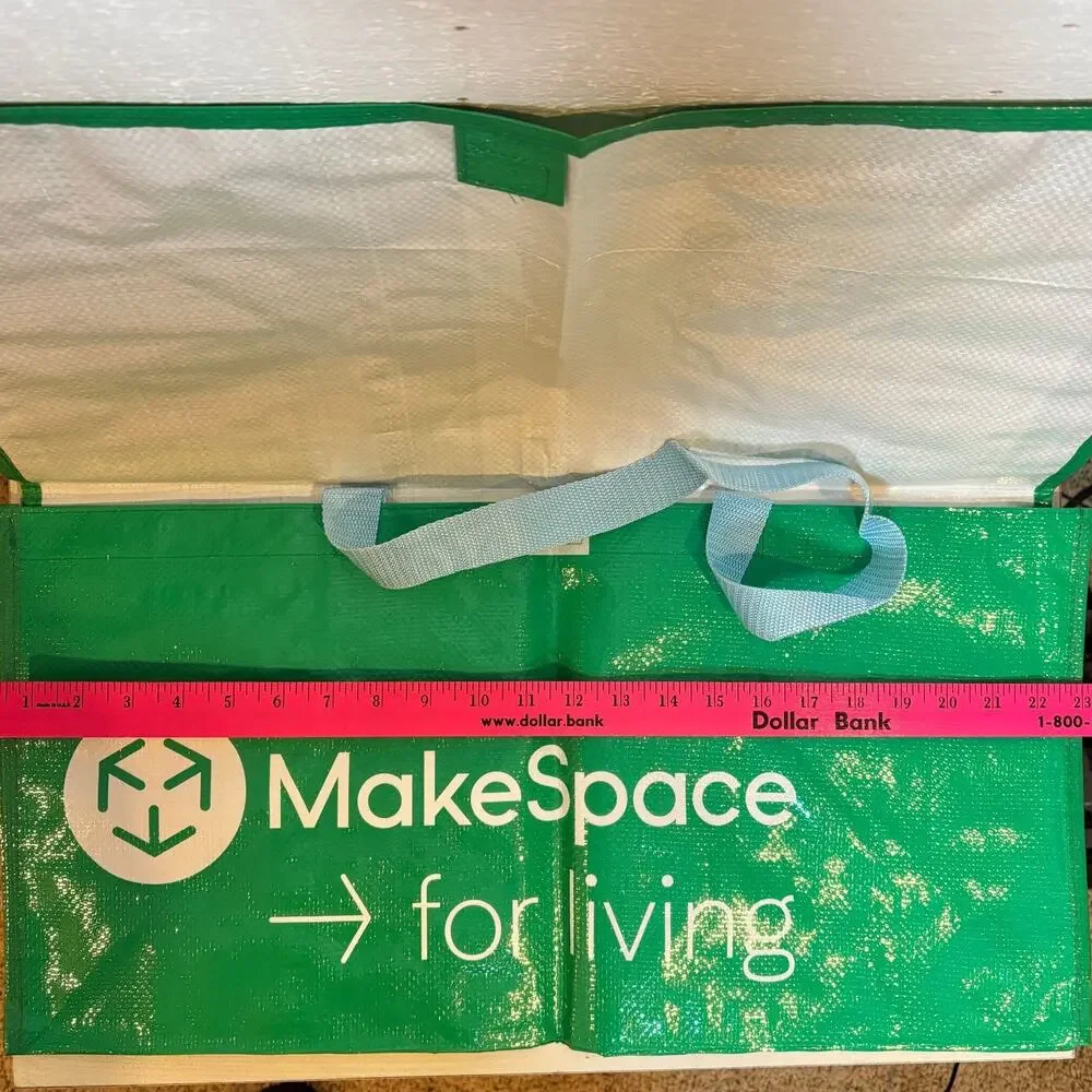 5 shopping storage moving collapsible large bags - great for resellers, students
